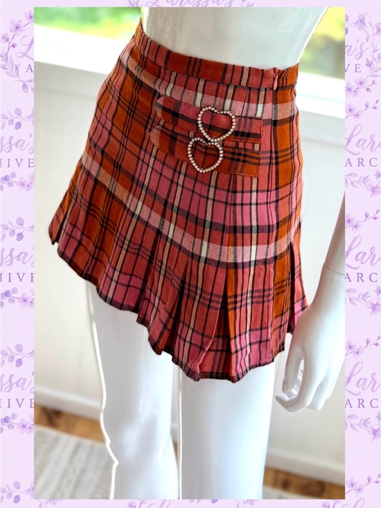 Dolls Kill Dresses & Skirts - Sugar Thrillz Dolls Kill Real Everlasting Love Plaid Pleated Skirt XS (Fits XXS)